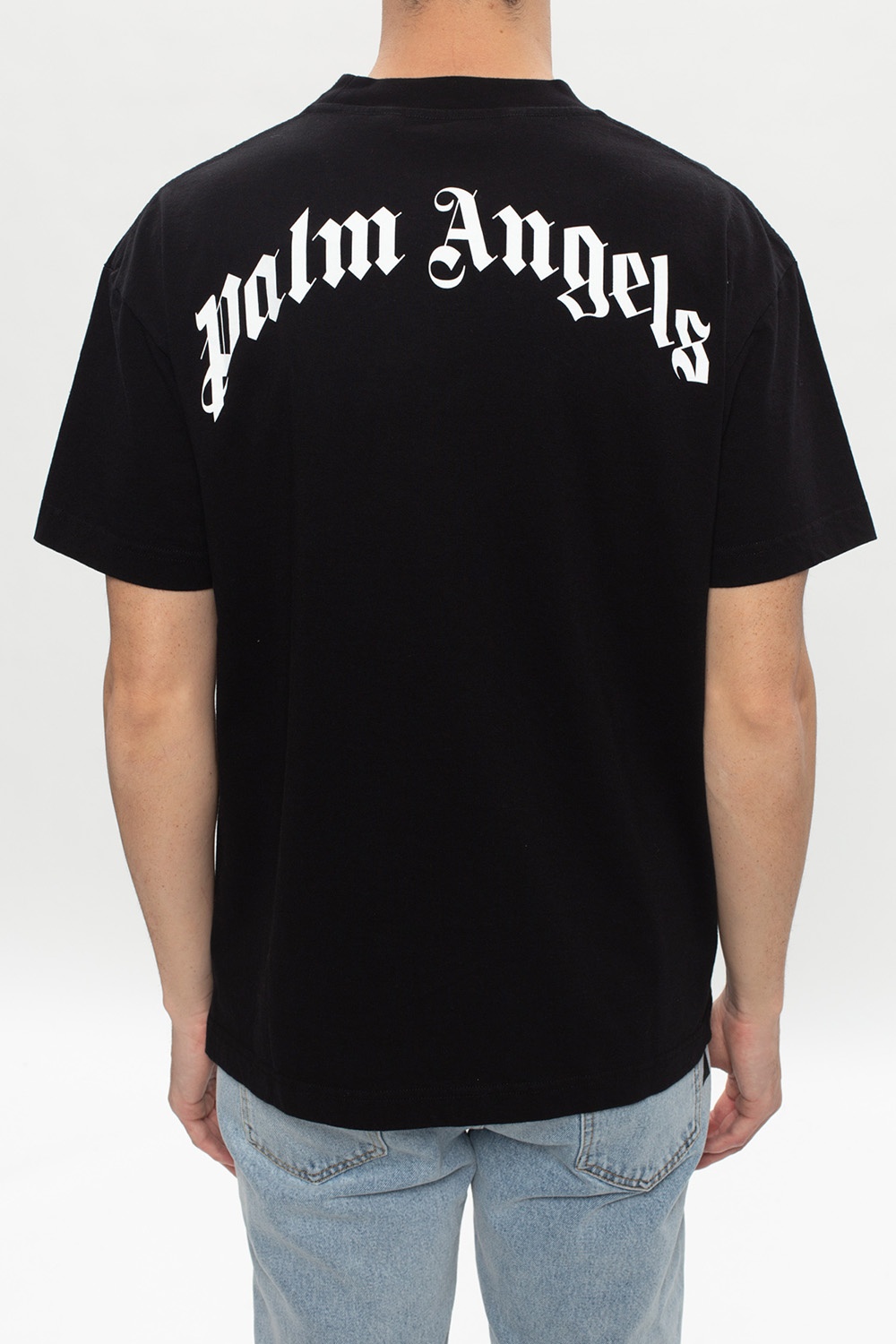 黑色T-shirt with logo Palm Angels - Vitkac 中国